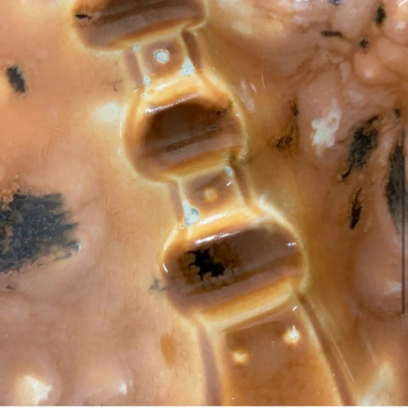 Vintage MCM Glazed Art  Ceramic Pottery Ashtray Trinket Dish - Picture 5 of 14